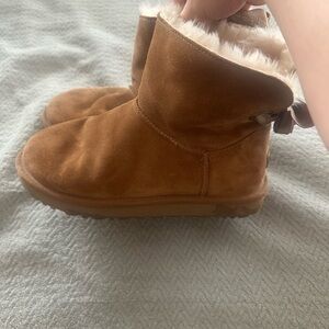 UGG Brown Shearling Ankle Boots